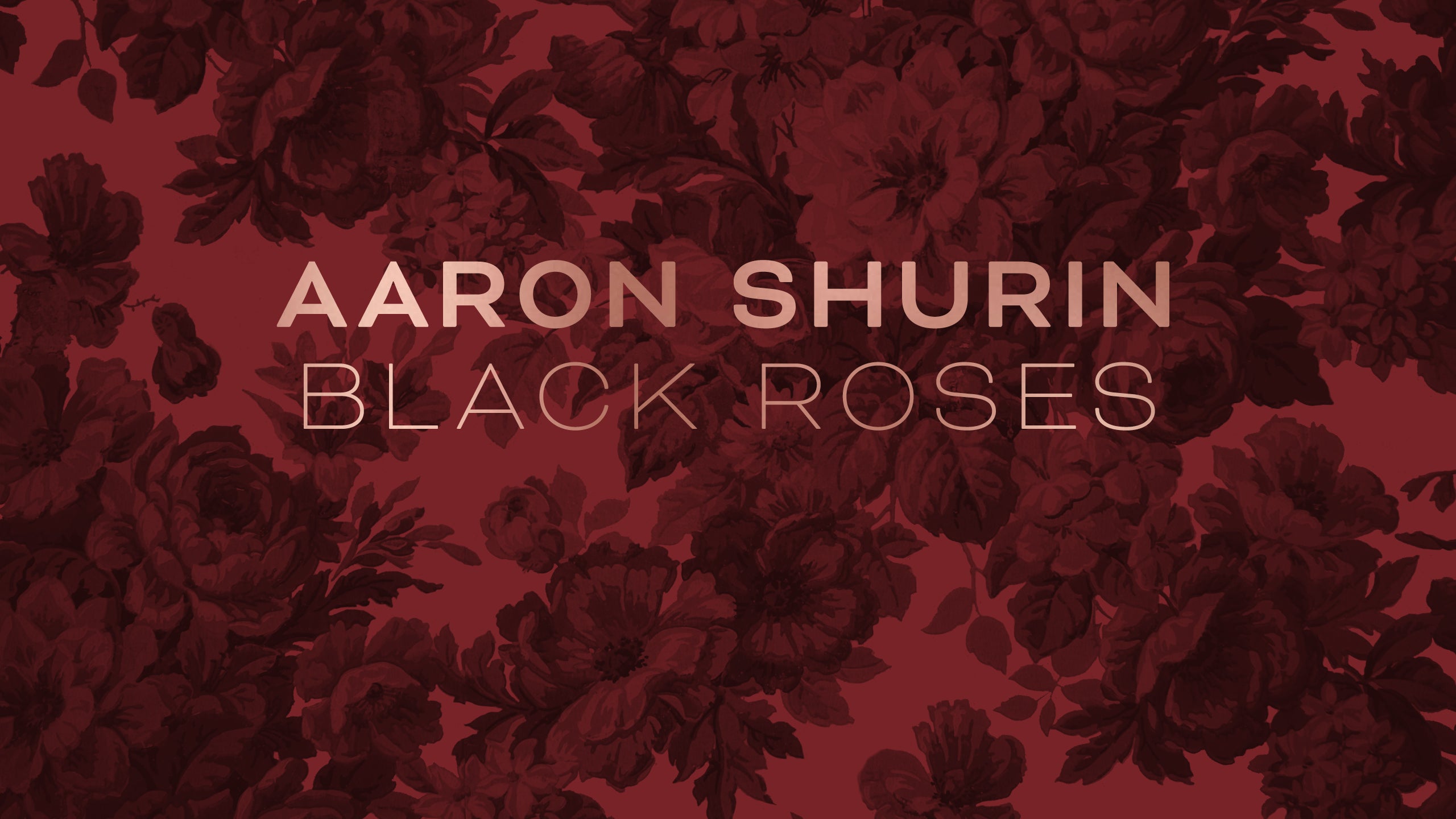 Banner Announcement Aaron Shurin Black Roses Book Poems