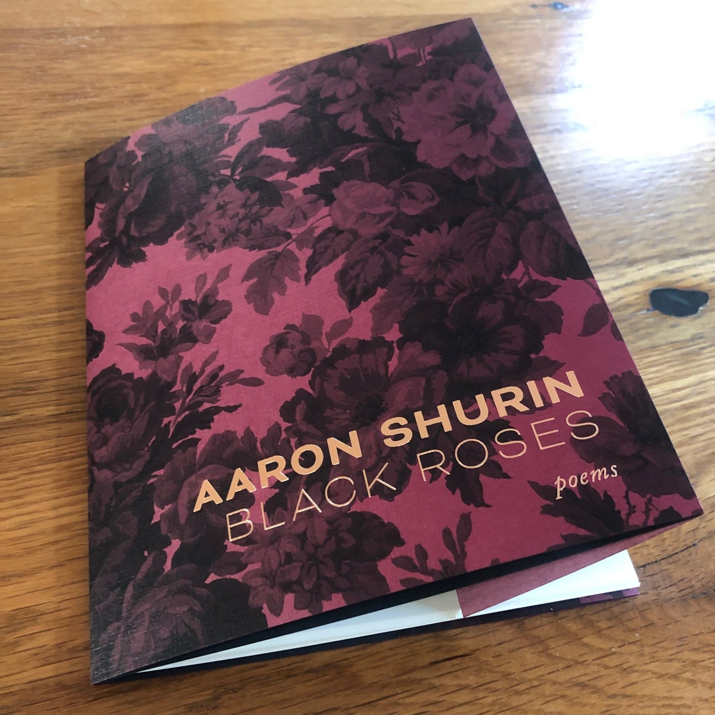 Aaron Shurin Black Roses Poems Chapbook Physical Object